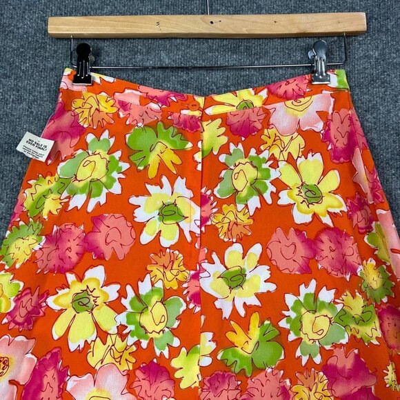 NEW Maurices Flower Print Multicolor Women's Skirt Size 10 USA MADE - Picture 3 of 8